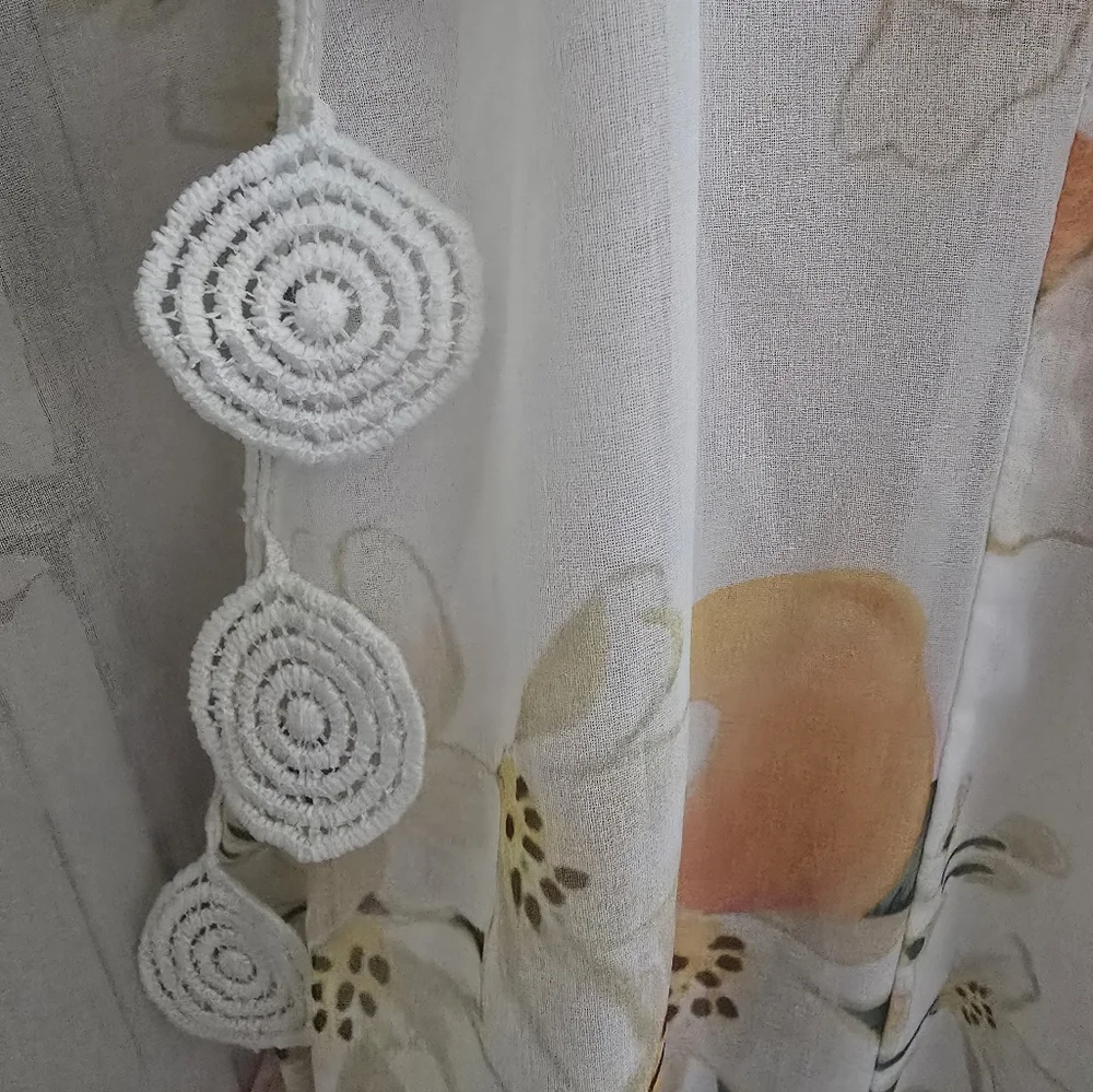 FARM RIO Floral White Dress Xl - Picture 8 of 11